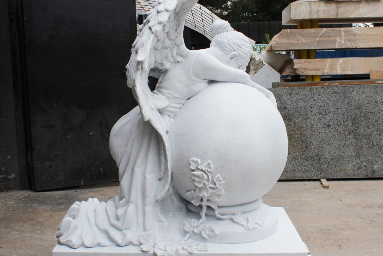 Marmor Engel Skulptur