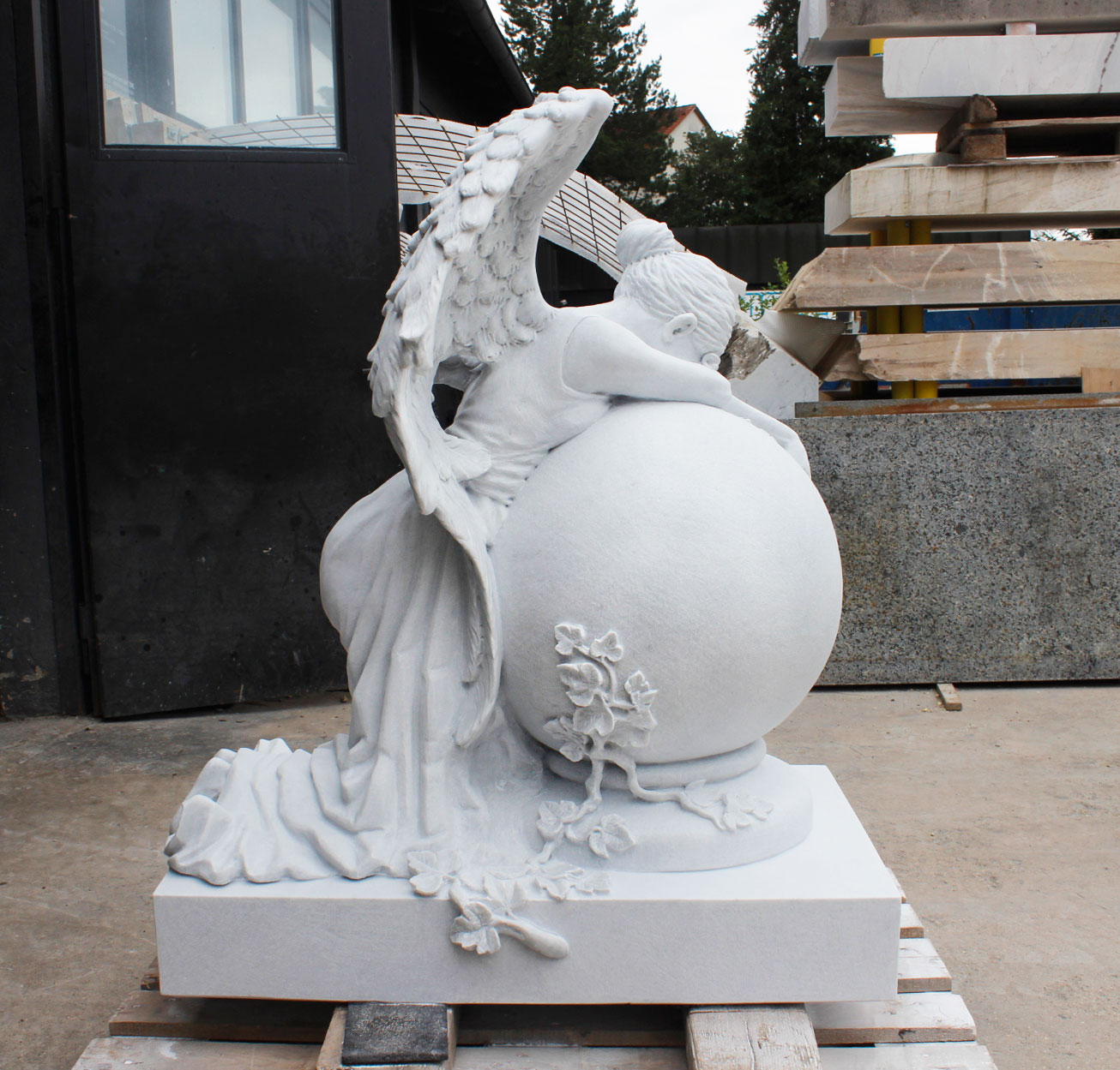 Marmor Engel Skulptur